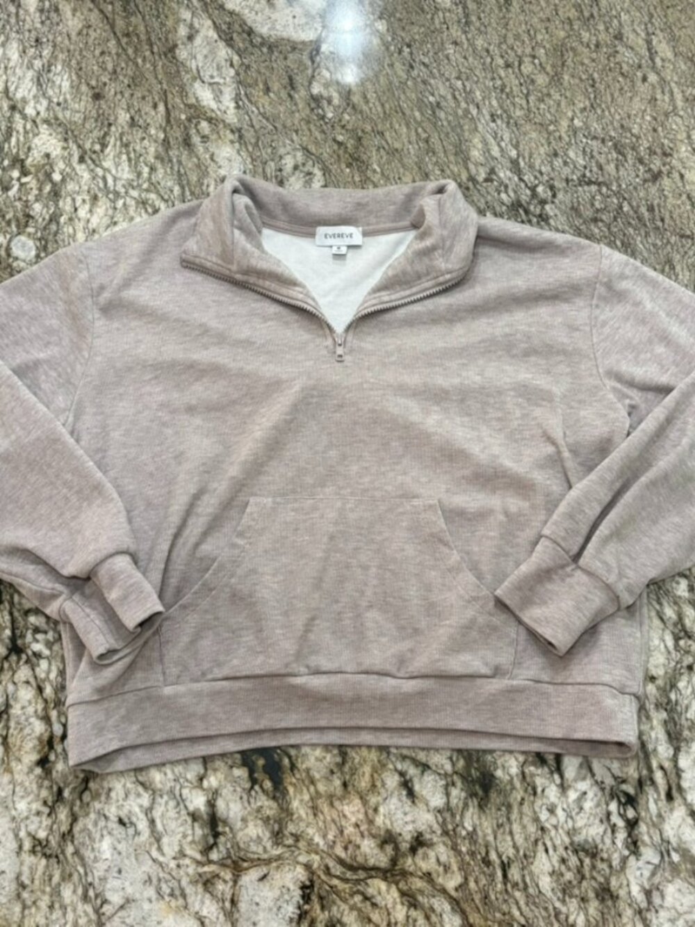 Evereve 1/4 Zip Crewneck Sweatshirt